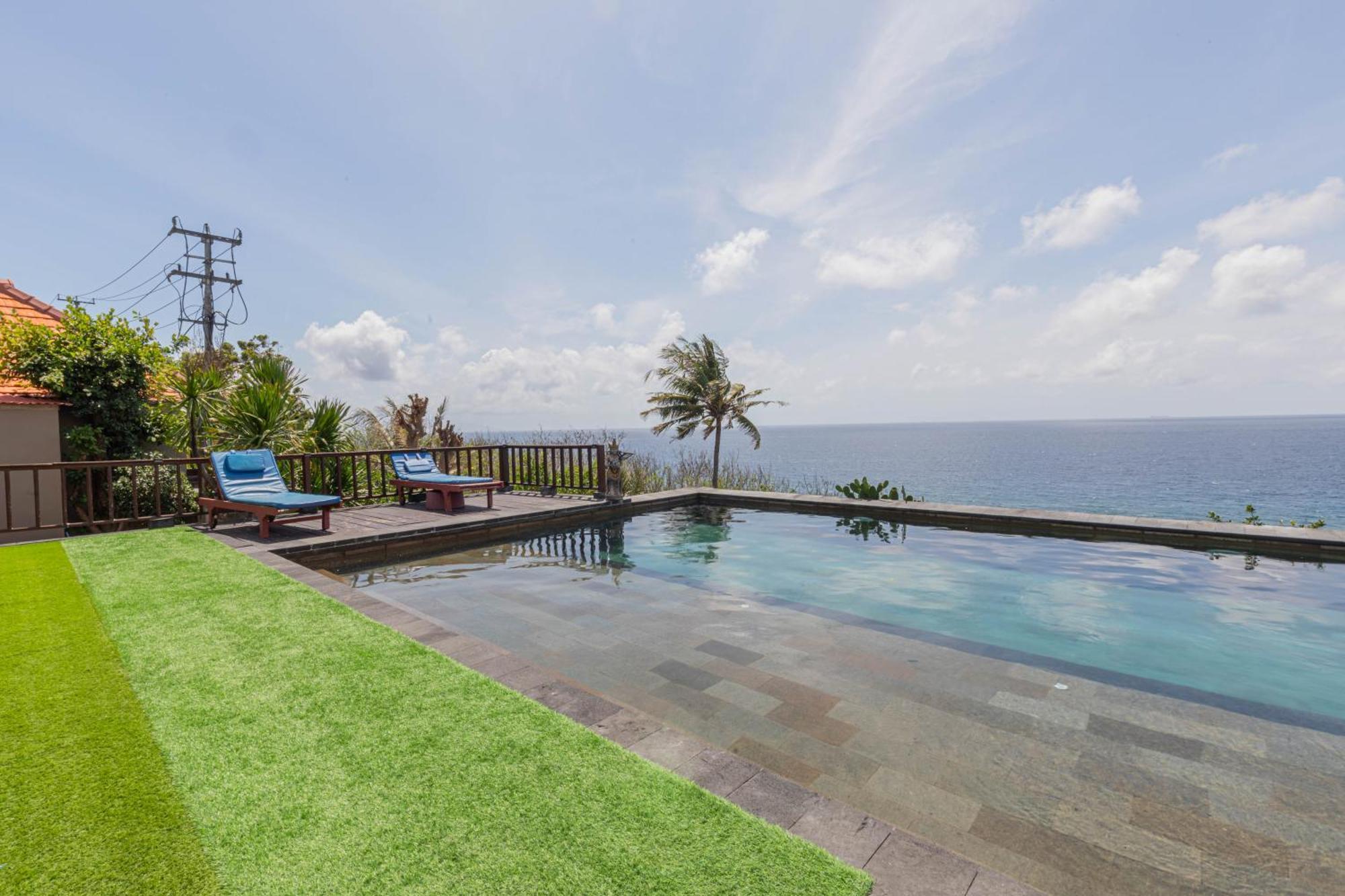 Manta Cottages With Sea View Batununggul Exterior foto